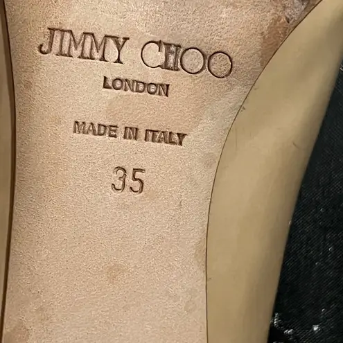 Jimmy Choo Womens sz35 Italy sz5 US 4" heels
