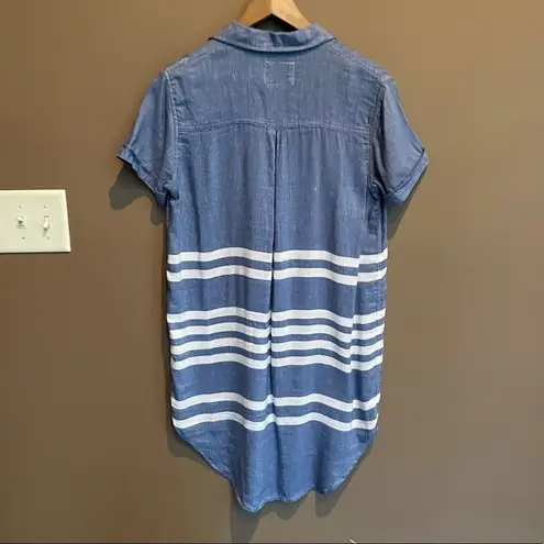 Rails Rocky Riviera Stripe Dress Blue White XS