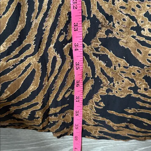 Ganni PRINTED GEORGETTE DRESS TIGER