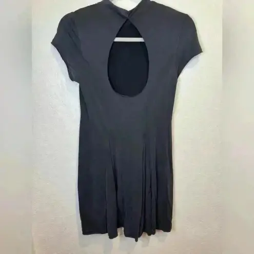  Silence + Noise Violetta Cupro‎ Mock Neck Mini Dress Size S