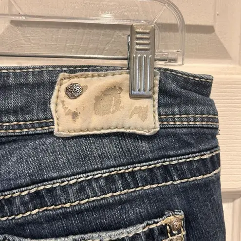 Silver Jeans Silver Women’s Jeans Suki Flare 29x34 (30x32.5) Embellished Pockets Distressed