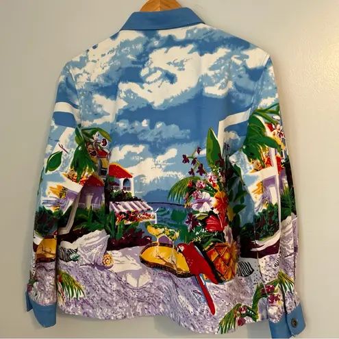 Haband Multicolor Jean Jacket‎ Blue Size L