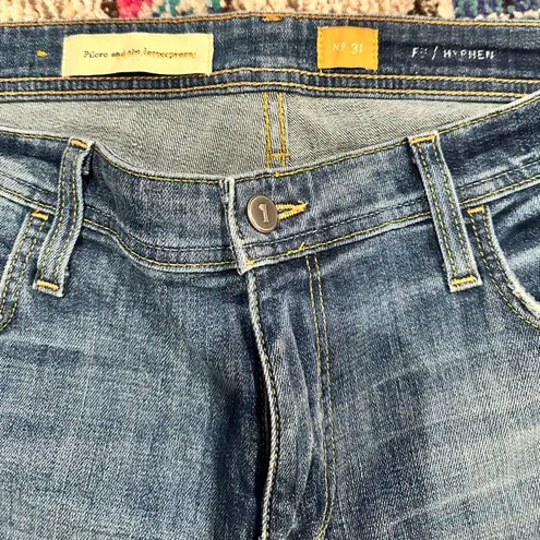 Pilcro ANTHRO DENIM STRETCH RAW EDGE HEM Blue Jeans 31