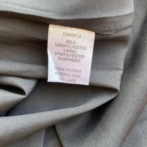 Alexia Admor Gracie Sweetheart Black Midi Dress Plus Size 2X NWT