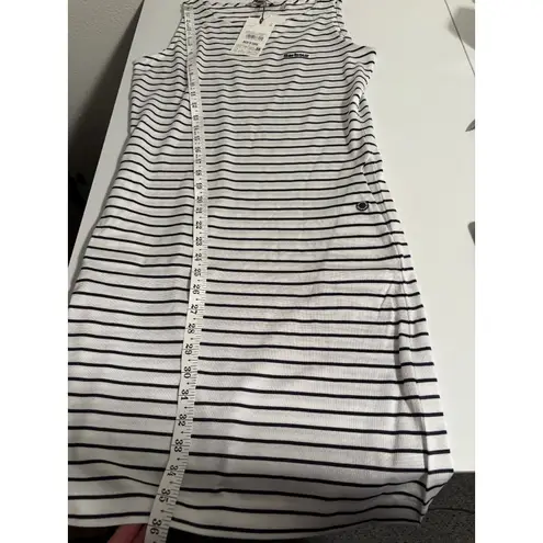 Barbour Navy Striped Sleeveless Dress – Nautical Cotton Jersey Tank Dress
