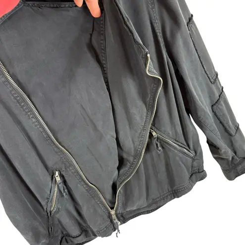 Dear John Black Monique Moto Jacket Large