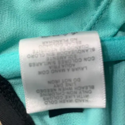 Trillium Halter Neck Black Geometric Tribal Print Swim Bikini Top Size Large