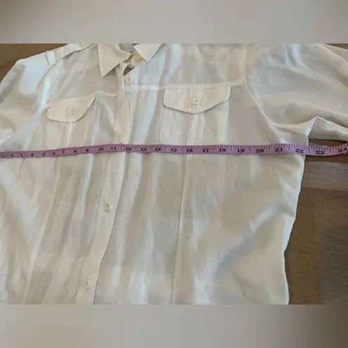 The North Face  women’s button down white top size XL