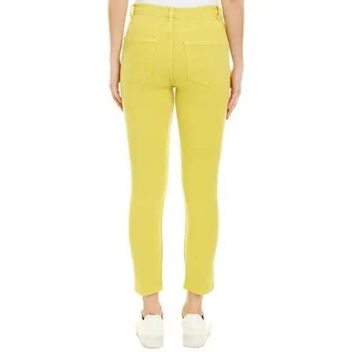 French Connection  Dark citron slim ankle jeans size 6