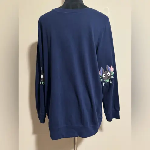Her Universe Preloved Navy Blue Kiki's Delivery Service Jiji Sweater size 1 - Image 5