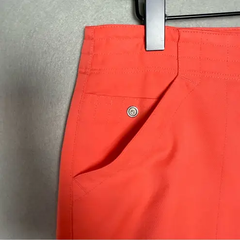 PGA Tour Womens Golf Tennis Orange Skirt Short Athletic Pockets