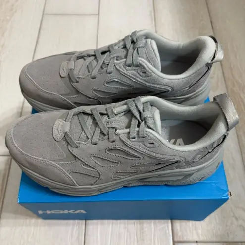 Hoka Clifton L Suede Women’s Sneakers Size 5.5 Limestone