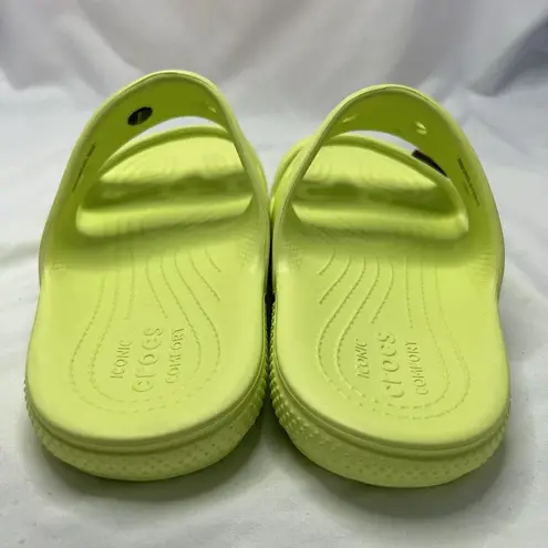 Crocs  Classic Double Strap Slide On Sandals Women's 10 Men's 8 Yellow Drew House