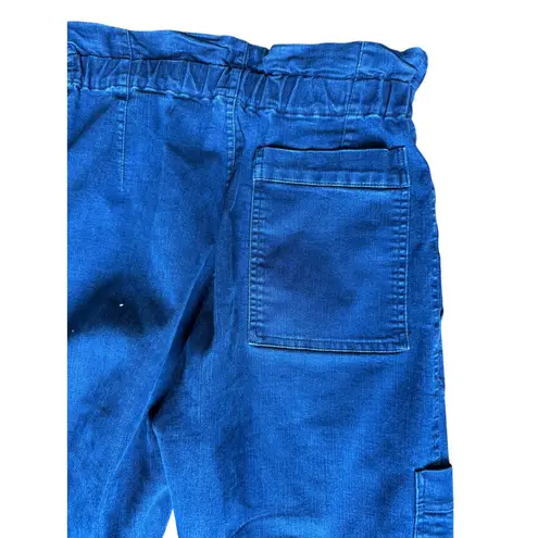 Pietsie Paper Bag Waist Baja Blue Jeans Size X