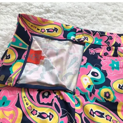 Tracy Negoshian Sara navy paisley mini ski…