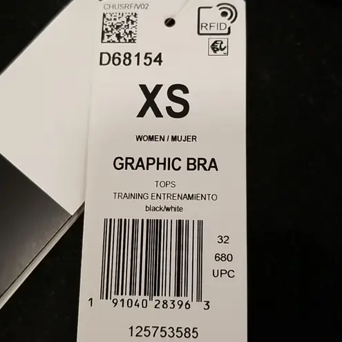 Adidas 💕💕 Black ClimaLite Linear Logo Sports Bra