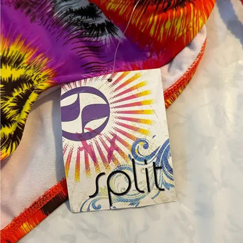 Women’s Split Large Cardinal String Tie Side Swim Bikini Bottom NWT thumbnail 3