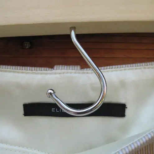 Elie Tahari Cream Wide Leg Flare Pants