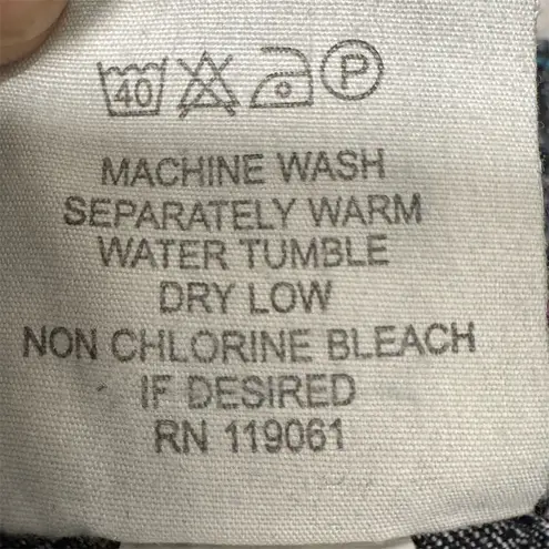 Vintage Apollo Women's Dark Blue Jeans Colorful Stitching Size 21/22 1980s