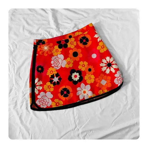 Victoria Beckham ★ NWOT for Target Retro Skirt - Orange Floral ★