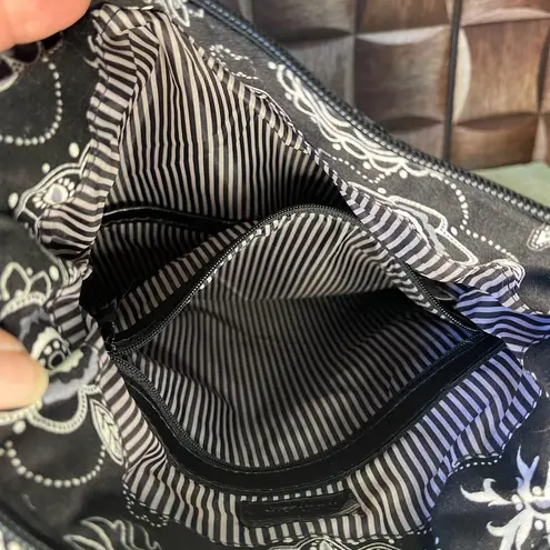 Thirty one Floral Black and White Crossbody Bag