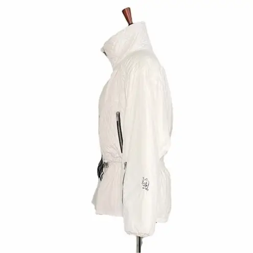 Vintage Nils Snow Jacket Winter White Anorak Women’s Size Medium Ski Snowboard