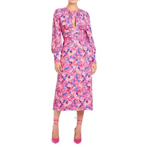 New! REBECCA VALLANCE Little Havana
Floral Long Sleeve Midi Dress Sz 4
$595 Pink