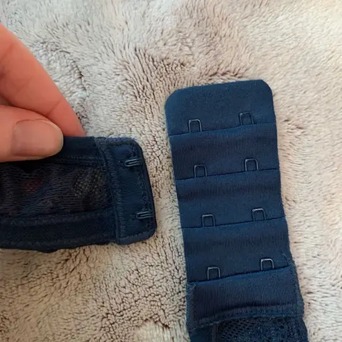 Natori Women's Bliss Perfection Lined Contour Underwire Bra Navy Blue Size 34DD