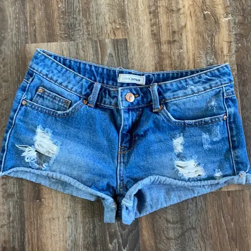 Pimkie Denim  Cutoff Denim Distressed Shorts Size 6