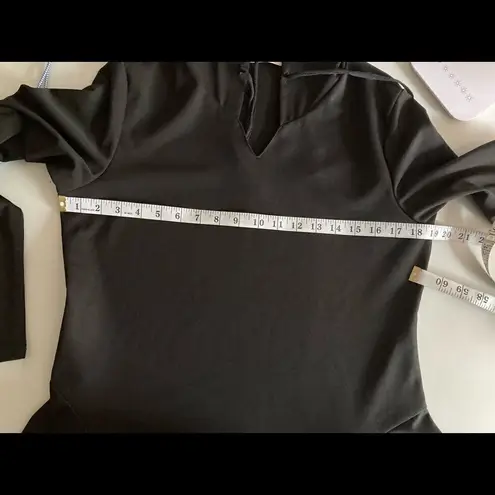 Grace Karin , Hooded Women’s Top, black, Sz M