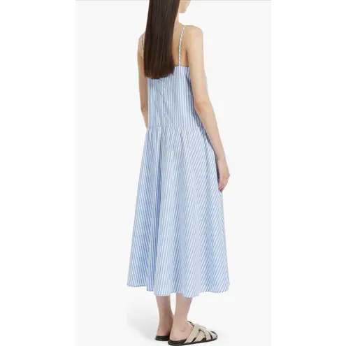 New! MM by Max Mara Ettore Drop Waist
Sleeveless Maxi Dress Light Blue sz 0 $415