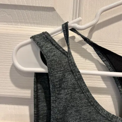 Nike  Dri Fit Layered Tank Top Womens Size Large‎ Gray Workout Hiking