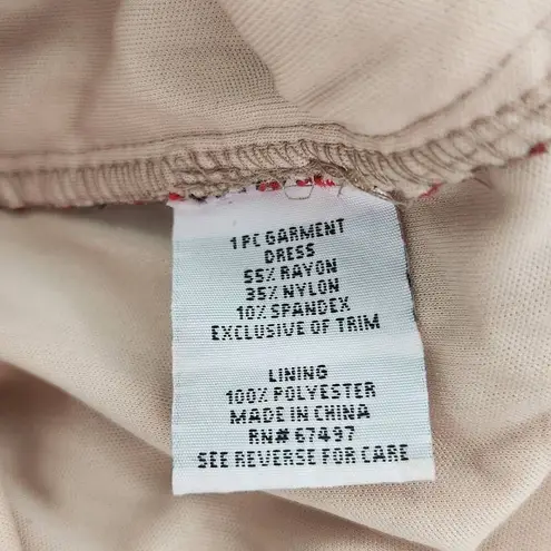 Madam X Red Lace One Shoulder Dress with Peplum NWT Size 6 Lace Cocktail Dress