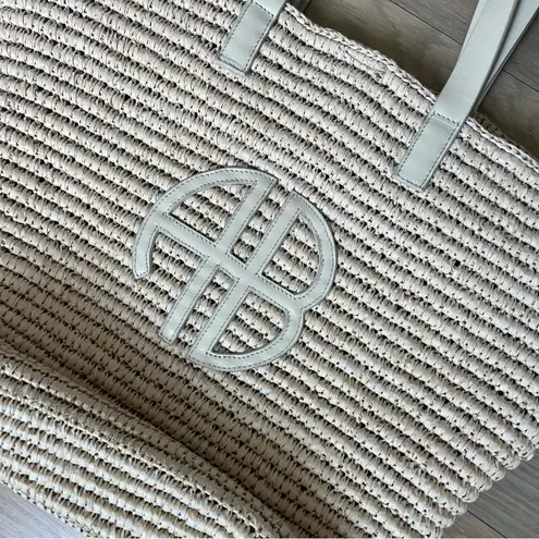 ANINE BING NWOT Palermo Woven Tote in White
