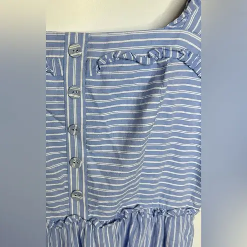 Gal Meets Glam Courtney Striped Midi Maxi Dress Size 14