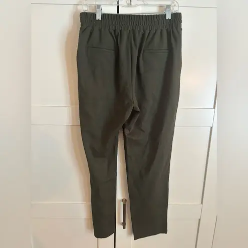 Mango  MNG Pull On Trousers in Green Size Large Classic Minimalist Workwear