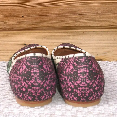 Bernhard Willhelm X Camper Womens 7.5 Patchwork Ballerina Flat White