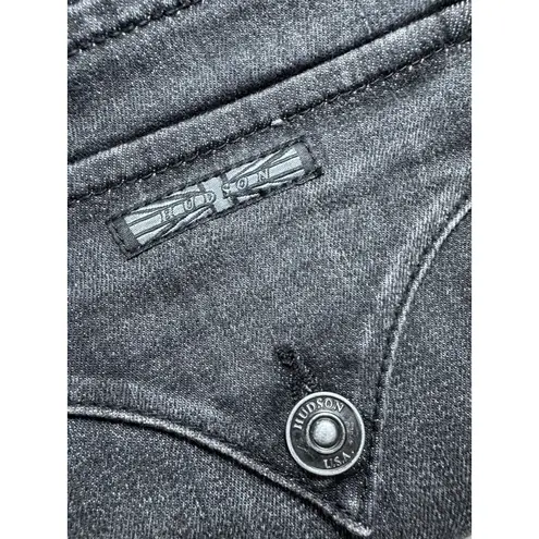 Hudson Women’s Jeans Collin 27 MIDRISE Bootcut Crop Black Denim