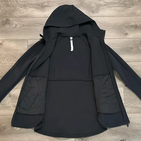 Lululemon  Going Places Hooded Jacket Heathered Inkwell Black Size 6