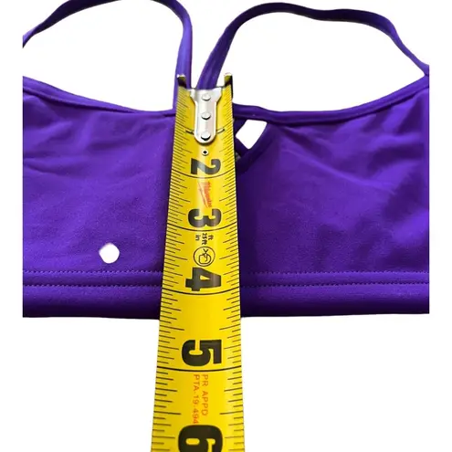 Arena  Rule Breaker Bandeau Bikini Top Size M Purple‎ Competitive Swimsuit Top