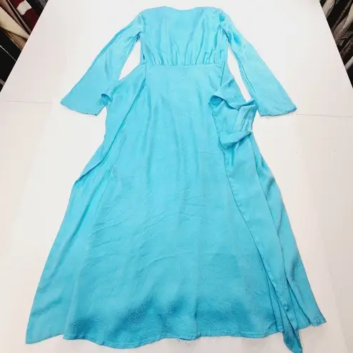 Camila Coelho Millie Maxi Dress in Bright Blue XS