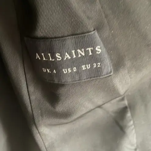 ALLSAINTS Aleida Jersey Blazer Black