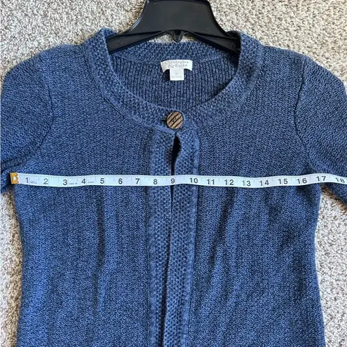 Christopher & Banks 🦋 Vintage  Blue Cardigan Single Button Casual Medium