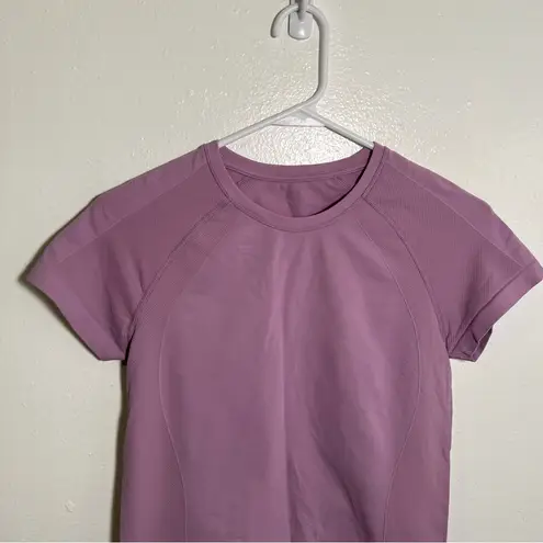 Sweaty Betty Athletic T-Shirt Short Sleeve Crewneck Lavender