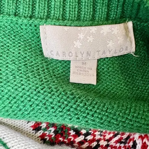 Carolyn Taylor Woman's Santa Christmas Sweater Size M