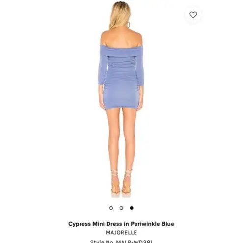 Majorelle | Cypress Mini Dress in Periwinkle Blue | Size XS