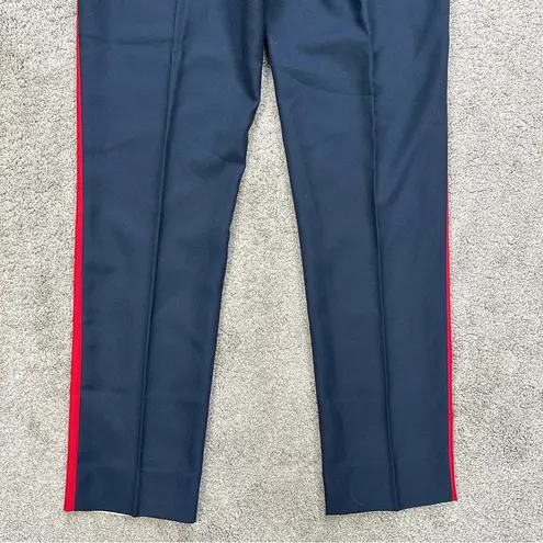 G/Fore Women’s Straight Leg Color Block Trouser Golf Pants Mid Rise 7/8 Length 0 Blue