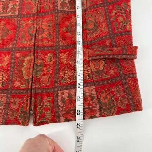 The Territory Ahead Women's Patterned Tapestry Zip-Up Vest Red Size 6 Western - Image 10