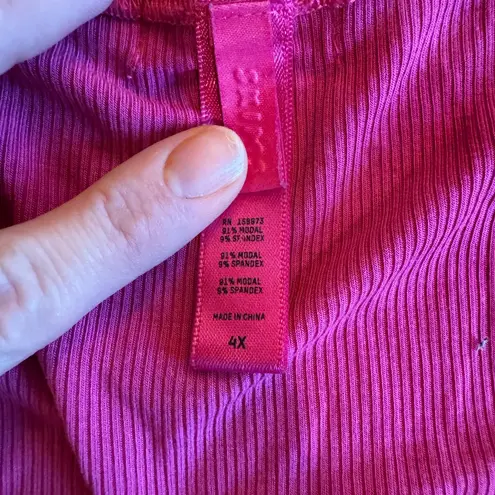 SKIMS ✨ Soft Lounge Tank – Hot Pink – Size 4X ✨