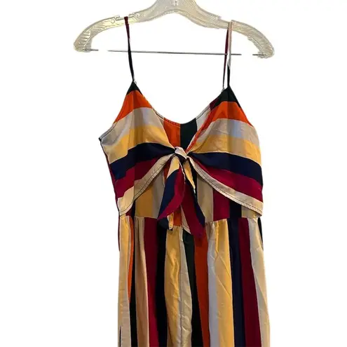 Andree by Unit Women's Striped Sleeveless Jumpsuit Medium Multicolor